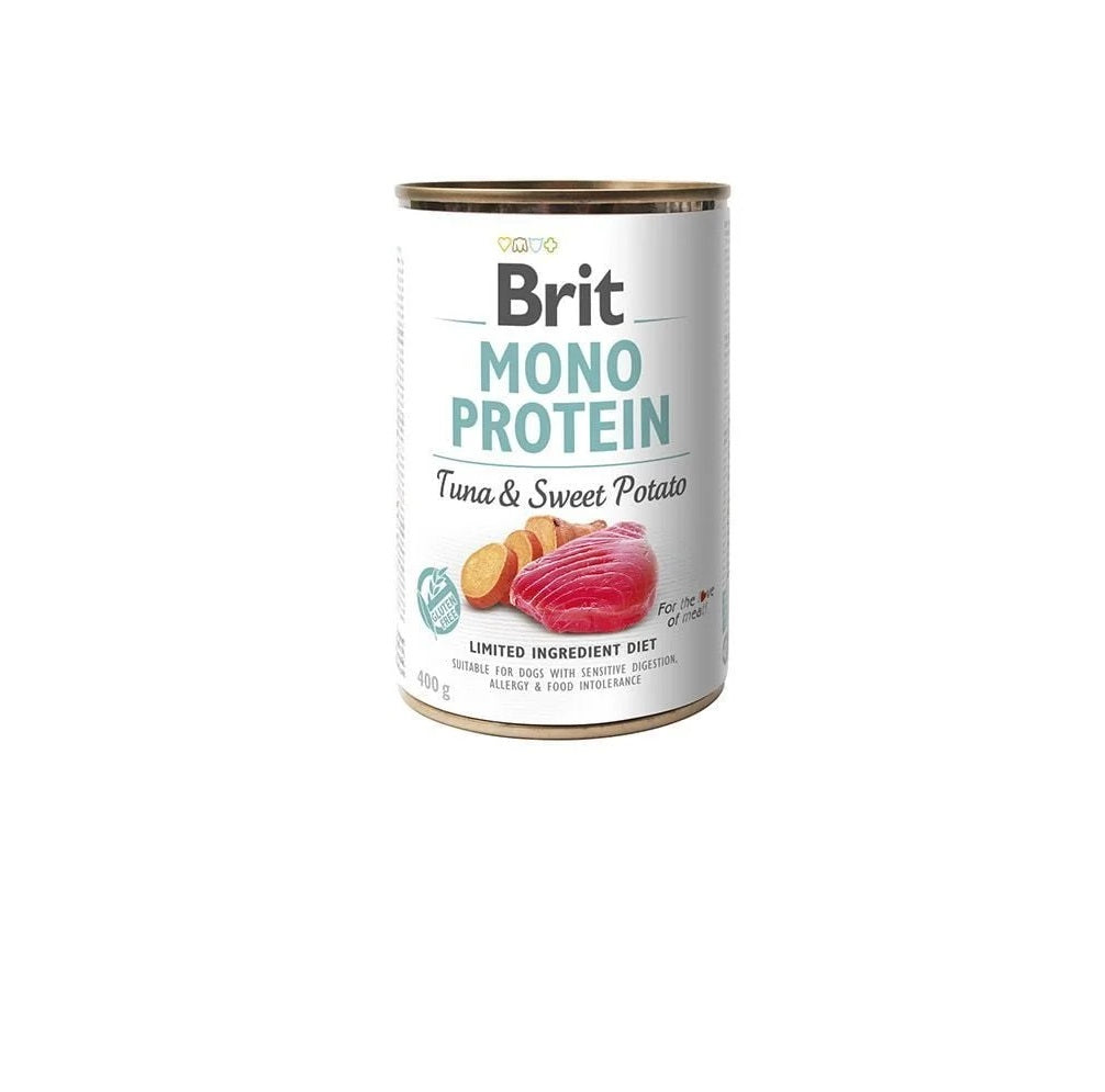 Pate Brit Monoproteina Perro 400g Atun y Boniato