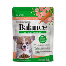 Cargar imagen en el visor de la galería, Pouch Balance Premium Especial Cachorro Pollo y Vegetales en Salsa (Caja 18un)