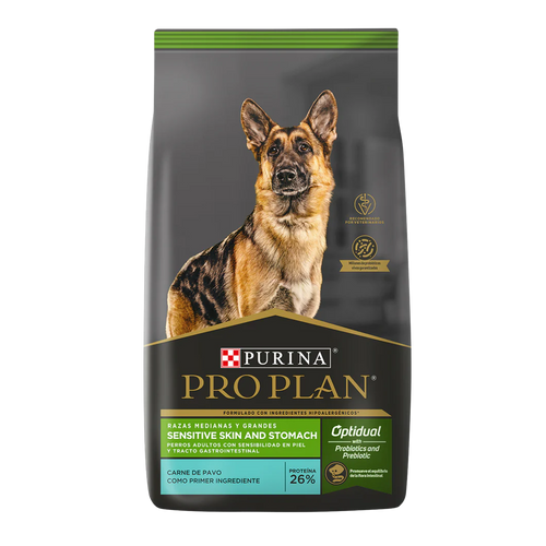Pro Plan Sensitive Skin and Stomach 15Kg Raza Medianas y Grandes Con Regalo