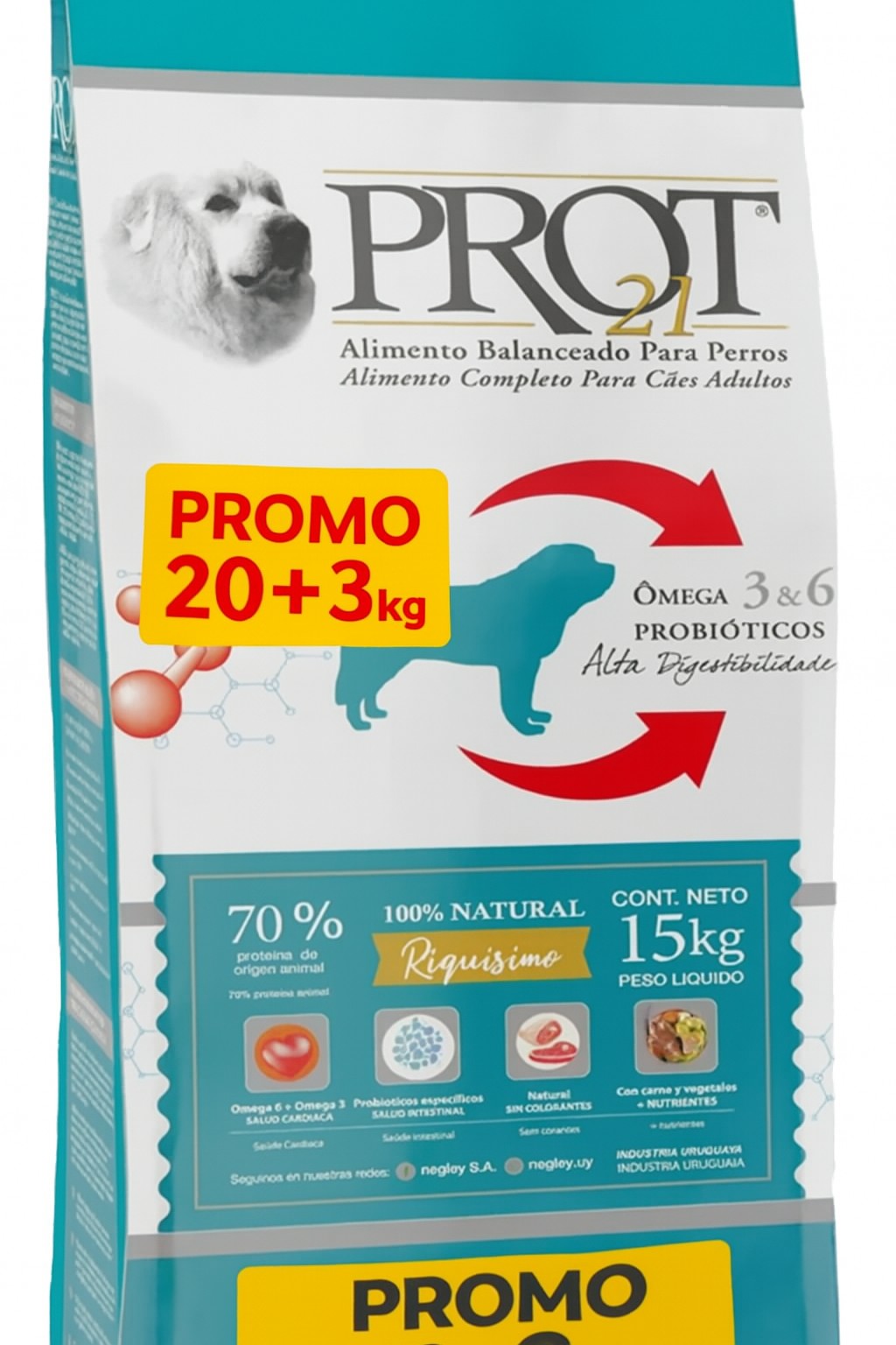 Alimento Balanceado Prot 21 Adulto 20+3kg Con Regalo