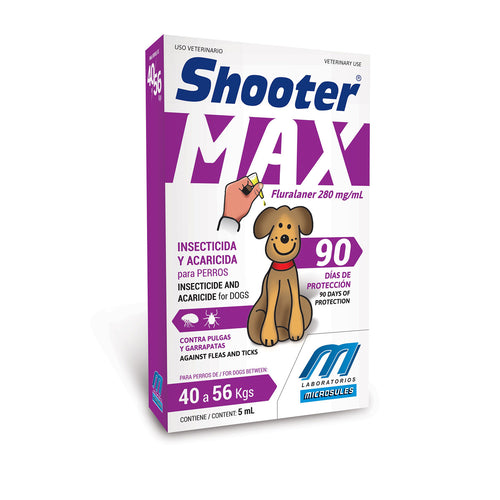 Pipeta Antipulgas Shooter Max Perros 40Kg a 56Kg (3 meses)