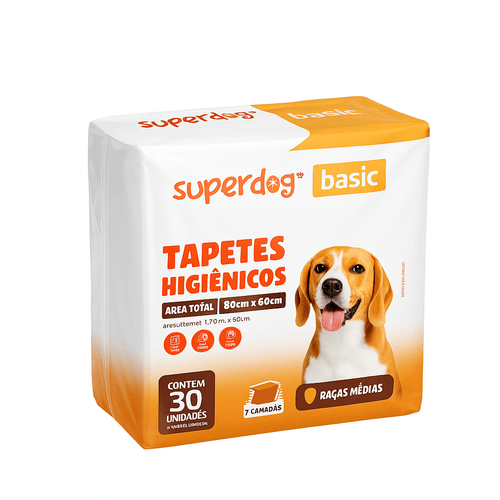 Pañales De Entrenamiento Super Dog 30un 80x60cm