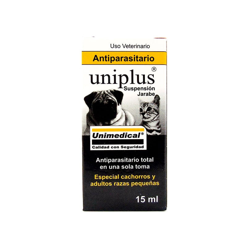 Uniplus Antiparasitario Suspension Jarabe Unimedical 15ml