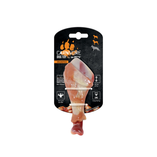 Juguete Carnivore MPets de Perro Pata Pollo Sabor Bacon 12,4cm