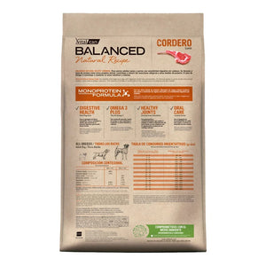 Vitalcan Balanced Natural Recipe Cordero 15 Kg Con Regalo