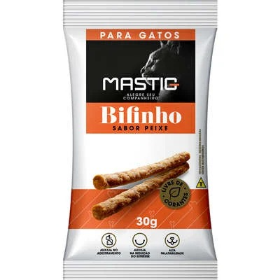 Snacks Gatos Bifinho Mastig Palito Masticable Flexible Salmon 30g