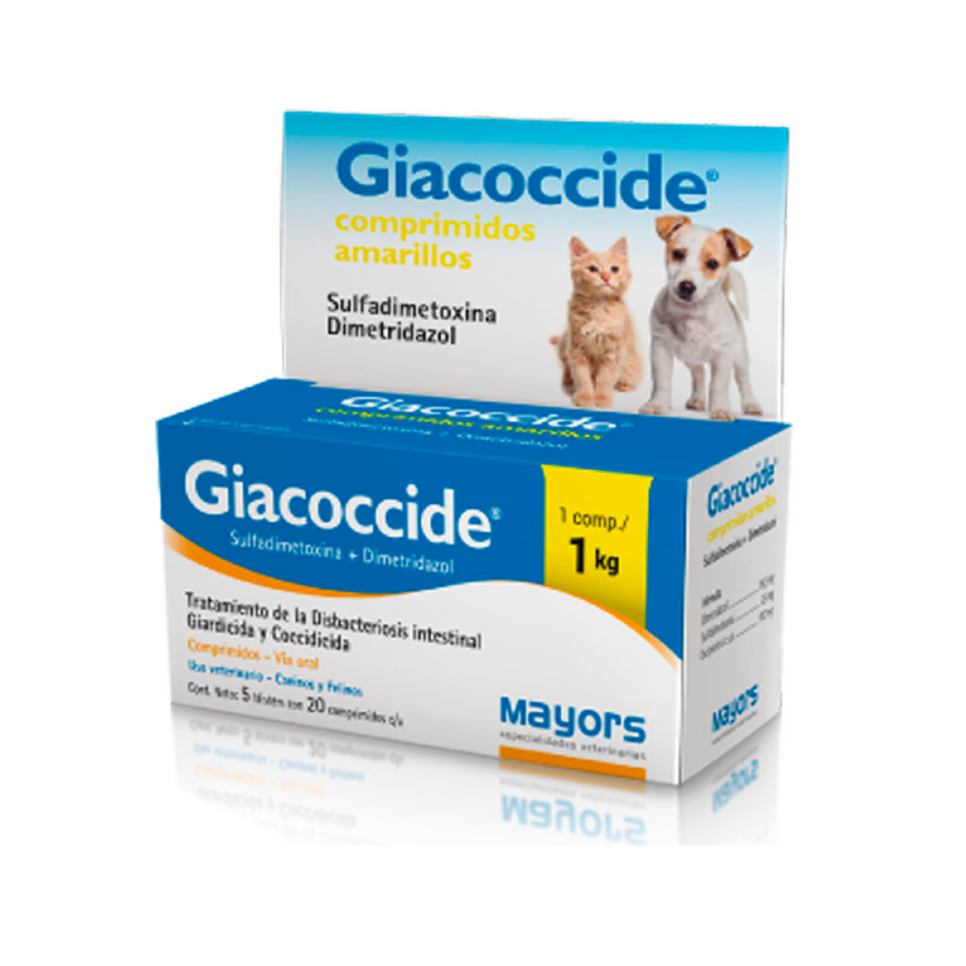 Antiparasitario Giacoccide Amarillo 20comp.