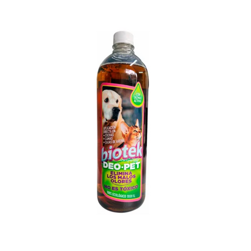 Limpiador Enzimatico De Manchas Y Orina Biotek 1 litro