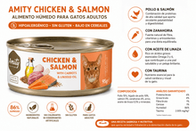Cargar imagen en el visor de la galería, Pate Amity Gato Super Premium 95g Caballa Sardina y Salmon