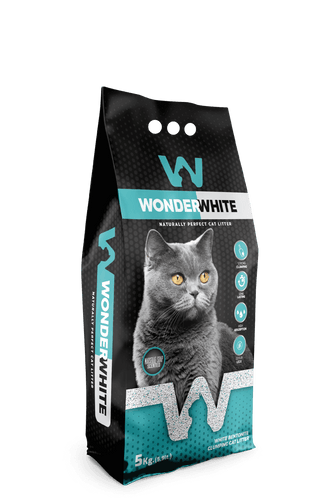 Arena Aglomerante Gato Wonder White 5kg Jabon Marsella