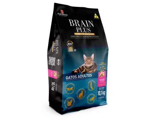 Brain Plus Gato Adulto 15kg Salmon con Regalo
