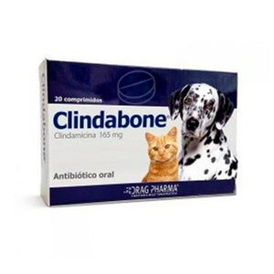 Clindabone Clindamicina 165mg 20 Comprimidos Drag Pharma