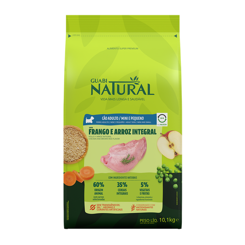 Guabi Natural Adulto Raza Pequeña Pollo y Arroz 1Kg Con Regalo