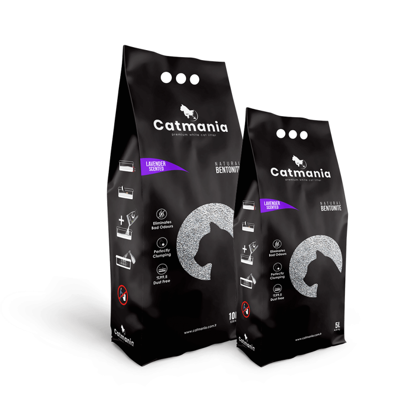 Arena Aglomerante Gato Catmania 18kg Lavanda con Regalo