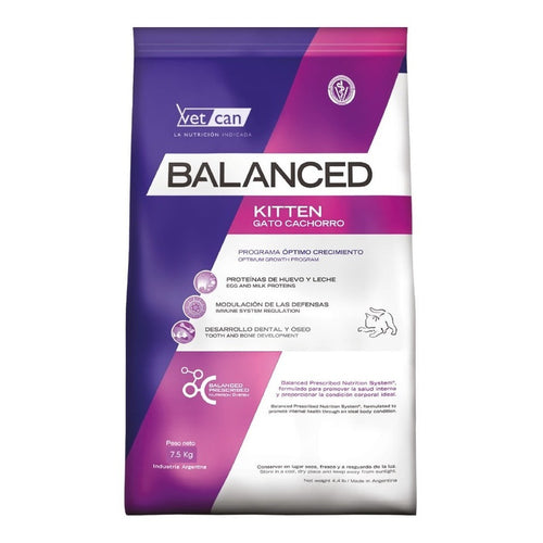 Vet Can Balanced Gato Kitten 7.5 Kg Con Regalo