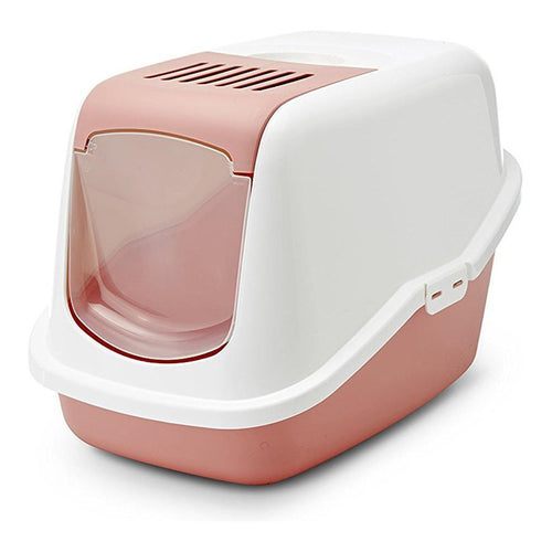 Baño Sanitario Para Gato Savic Nestor Rosa Viejo 56x39x38,50cm