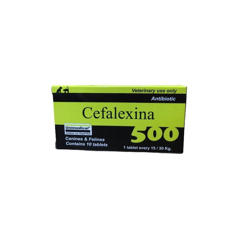 Cefalexina 500 Unimedical 10 Comprimidos