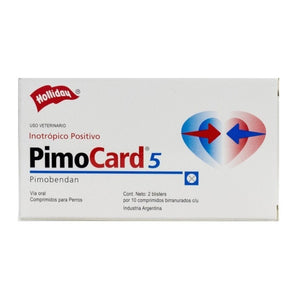Pimocard 5mg 20 Comprimidos Holliday