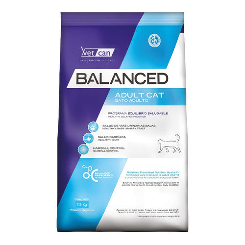 Vet Can Balanced Gato Adulto 7.5kg