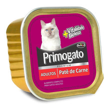 Cargar imagen en el visor de la galería, Pate Gato Primogato Adulto Carne 150 Grs (caja X12)