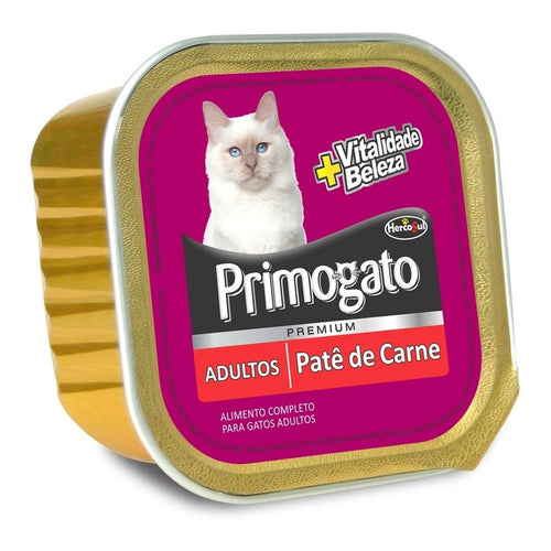 Pate Gato Primogato Adulto Carne 150 Grs (caja X12)