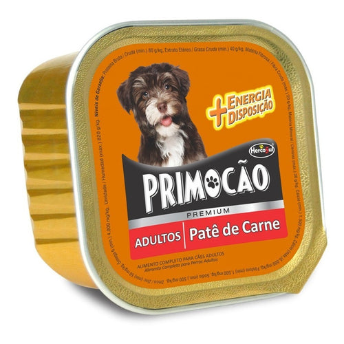 Pate Perro Primocao Adulto Carne 300 Grs (caja X6)