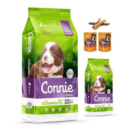 Connie Cachorro 22k + 2k Con Pates Y Snacks