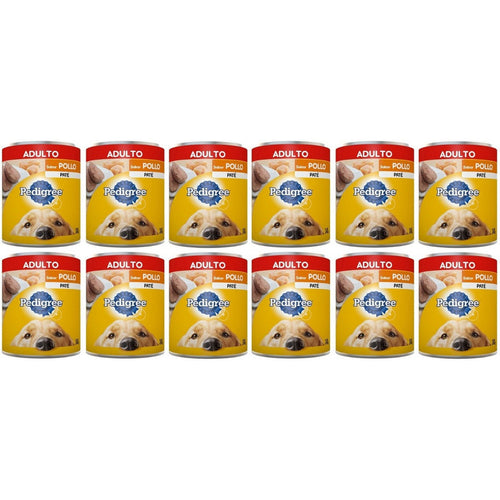 Pate Pedigree Para Perros 340g (12 Unidades)