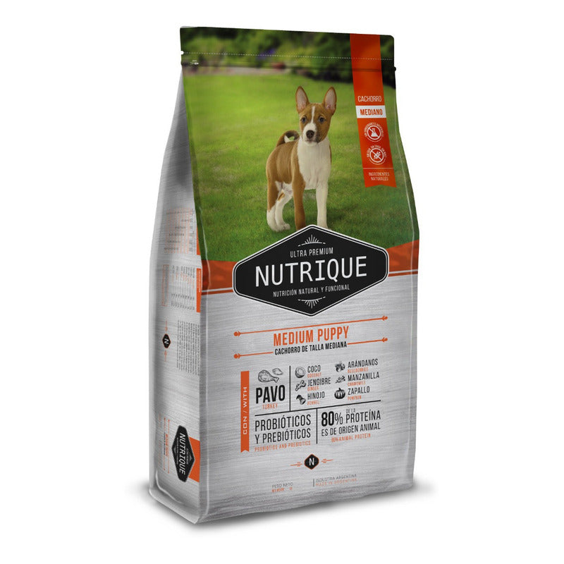 Nutrique Ultra Premium Puppy Raza Mediana 3kg Con Regalo