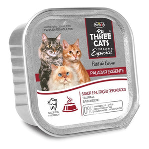 Pate Gato Three Cats Paladar Exigente 90g (caja X12)