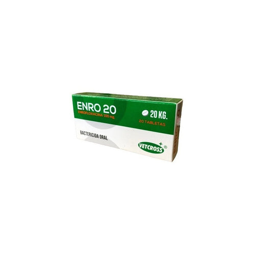 Enro 20 Vetcross 20 Comprimidos