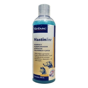 Mastin Line Shampoo Virbac Antipulgas Y Garrapatas 250 Ml.