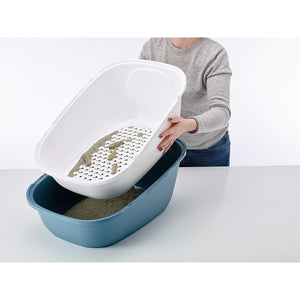 Baño Sanitario Para Gato Savic Reina 3en1 Extra Grande 64x46x48cm