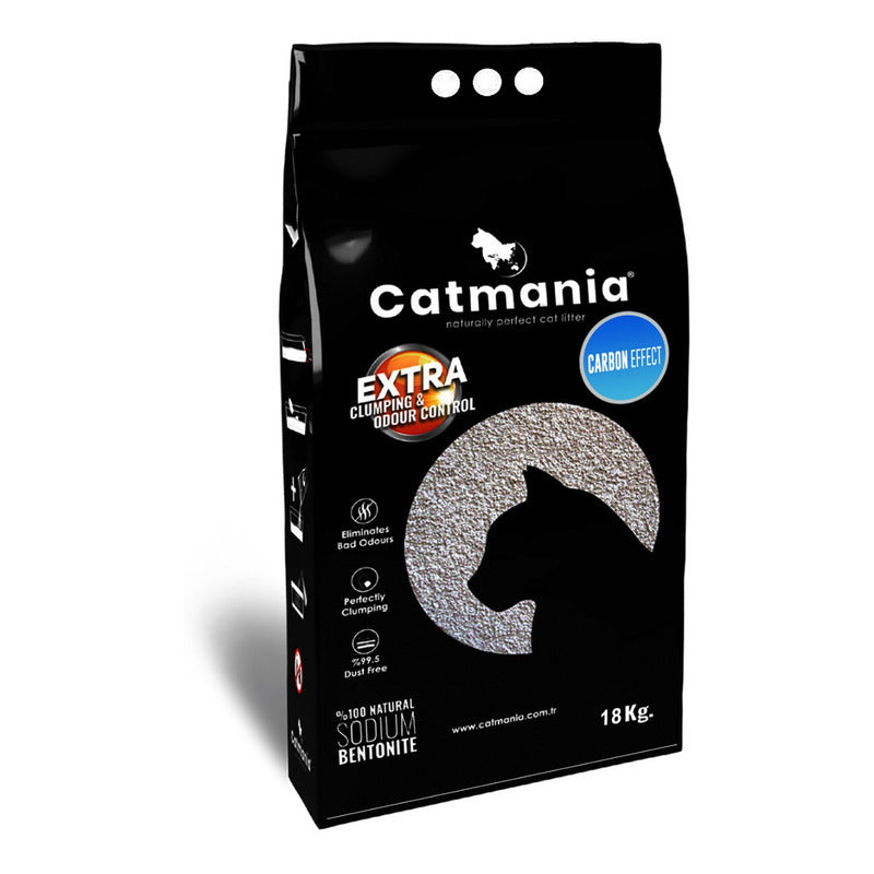 Arena Aglomerante Gato Catmania 18kg Carbon Effect + Regalo