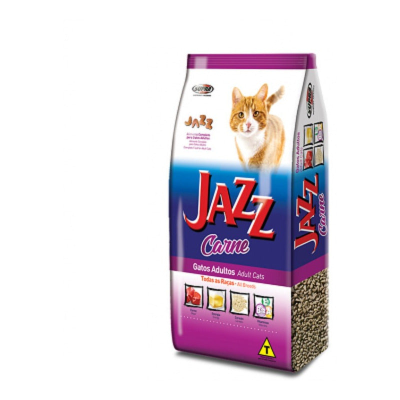 Jazz Gato Adulto 20kg Carne Con Regalo