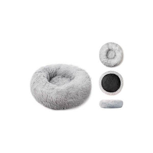 Cama Puff Plushy Para Perro Y Gato Antiestres 60cm