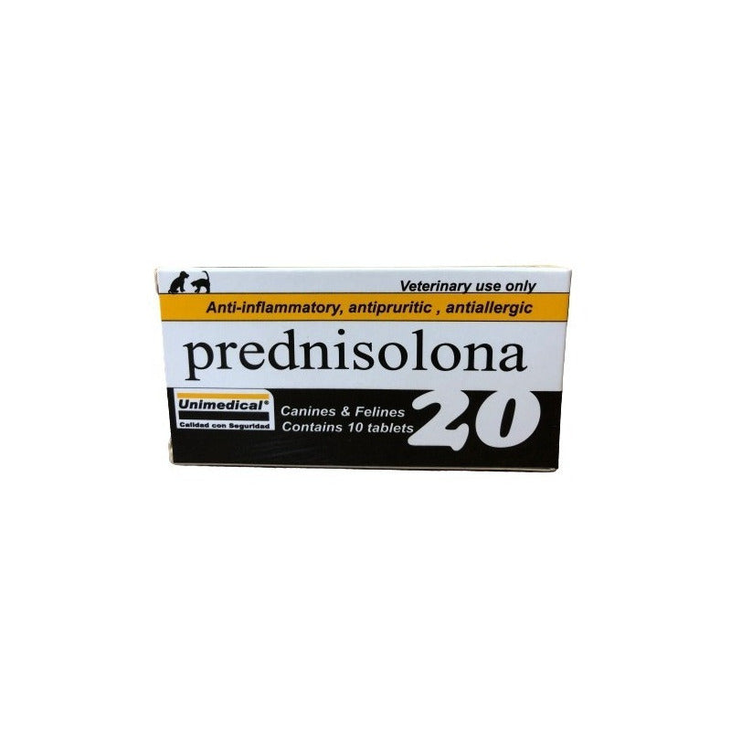 Prednisolona 20 Antialérgico Unimedical 10 Comprimidos