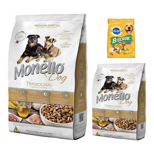 Monello Adulto Tradicional 15+2kg Con Deliciosos Snacks