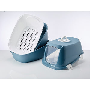 Baño Sanitario Para Gato Savic Reina 3en1 Extra Grande 64x46x48cm