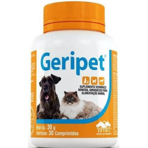 Geripet Suplemento Vitamínico 30 Comp Vetnil