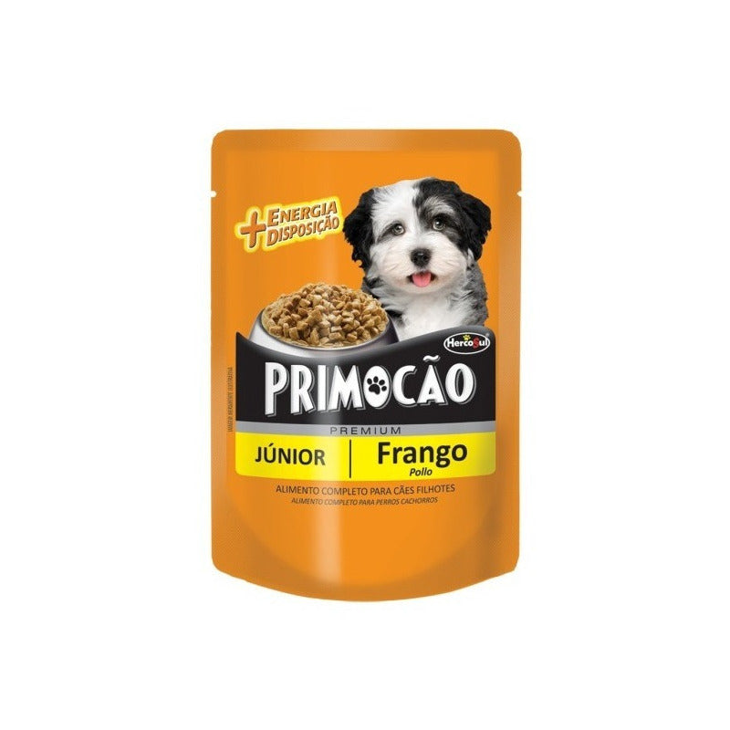 Pouch Perro Primocao Junior Pollo 100 Grs (caja X12)