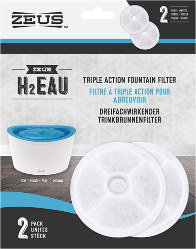Filtro para Fuente De Agua Zeus H2Eau Dog It (Pack 3 Filtros)
