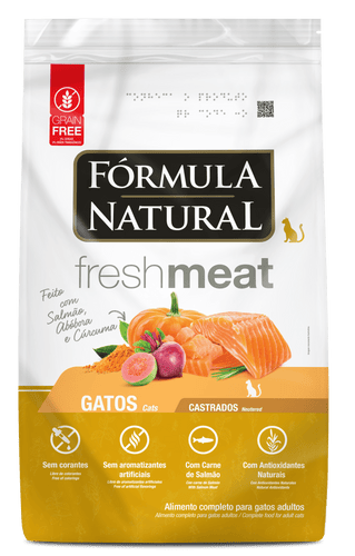 Formula Natural Fresh Meat Gato Castrado Salmon 7Kg con Regalo