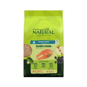 Guabi Natural Gato Castrado Salmon y Cebada 1.5Kg Con Regalo