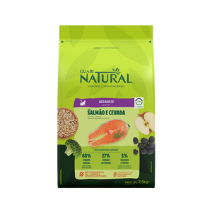 Guabi Natural Gato Adulto Salmon y Cebada 7.5Kg Con Regalo