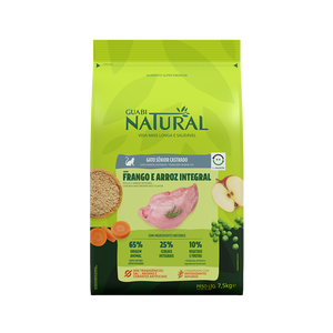 Guabi Natural Gato Castrado Senior Pollo y Arroz Integral 1.5Kg Con Regalo