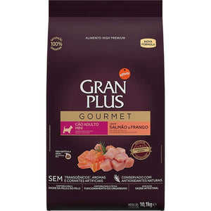 Gran Plus Gourmet High Premium Adulto Mini Salmon y Pollo 1Kg Con Regalo