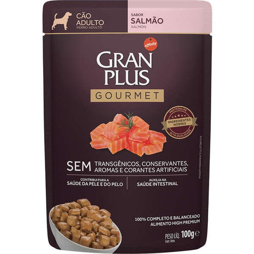 Gran Plus Gourmet Pouch Perro Adulto Salmon 100g