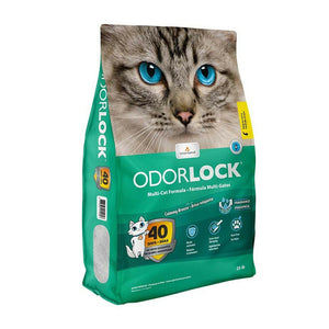 Super Pack Arena Gato Aglomerante Intersand Odour Lock 24kg Sin Aroma