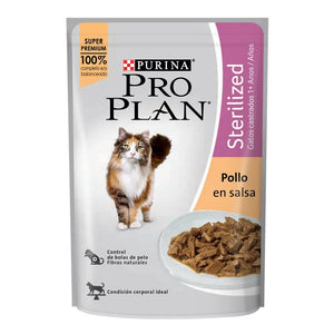 Pouch Pro Plan Gato Castrado 85g Pollo En Salsa (caja 15un)